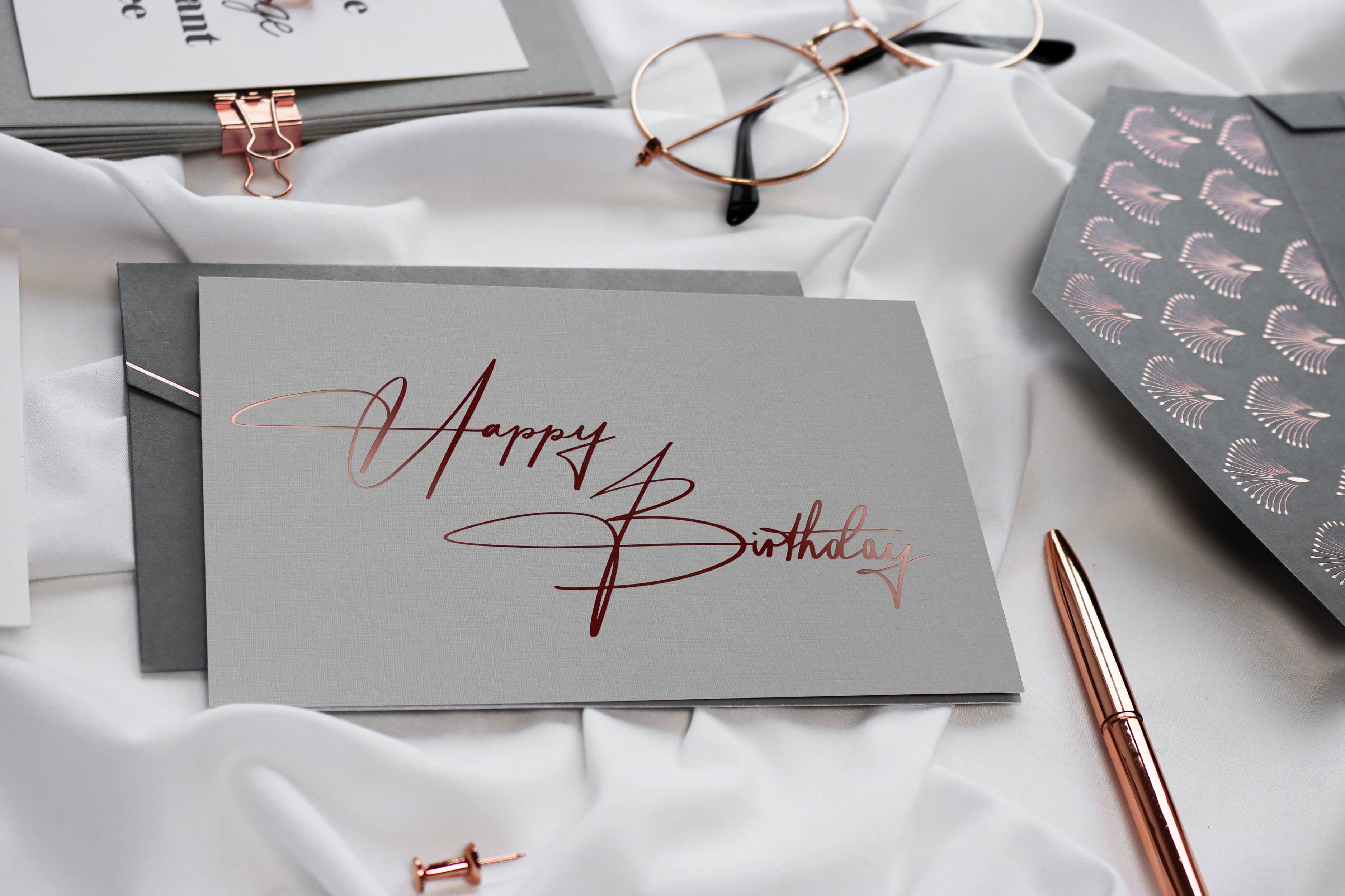 geburtstagskarten happy birthday karte edel geburtstagskarte