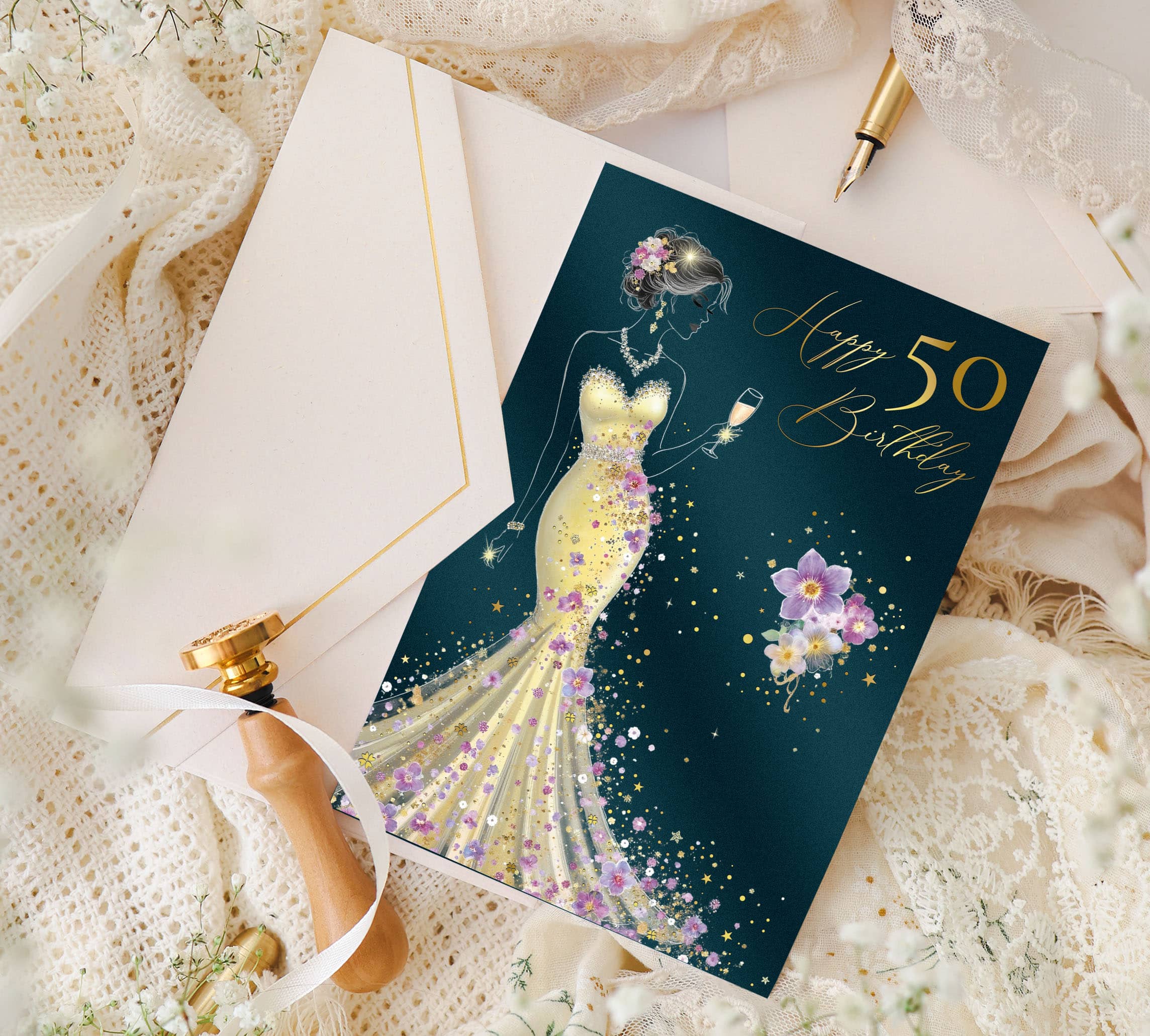 Les meilleures félicitations pour le mariage Carte de mariage GRIS