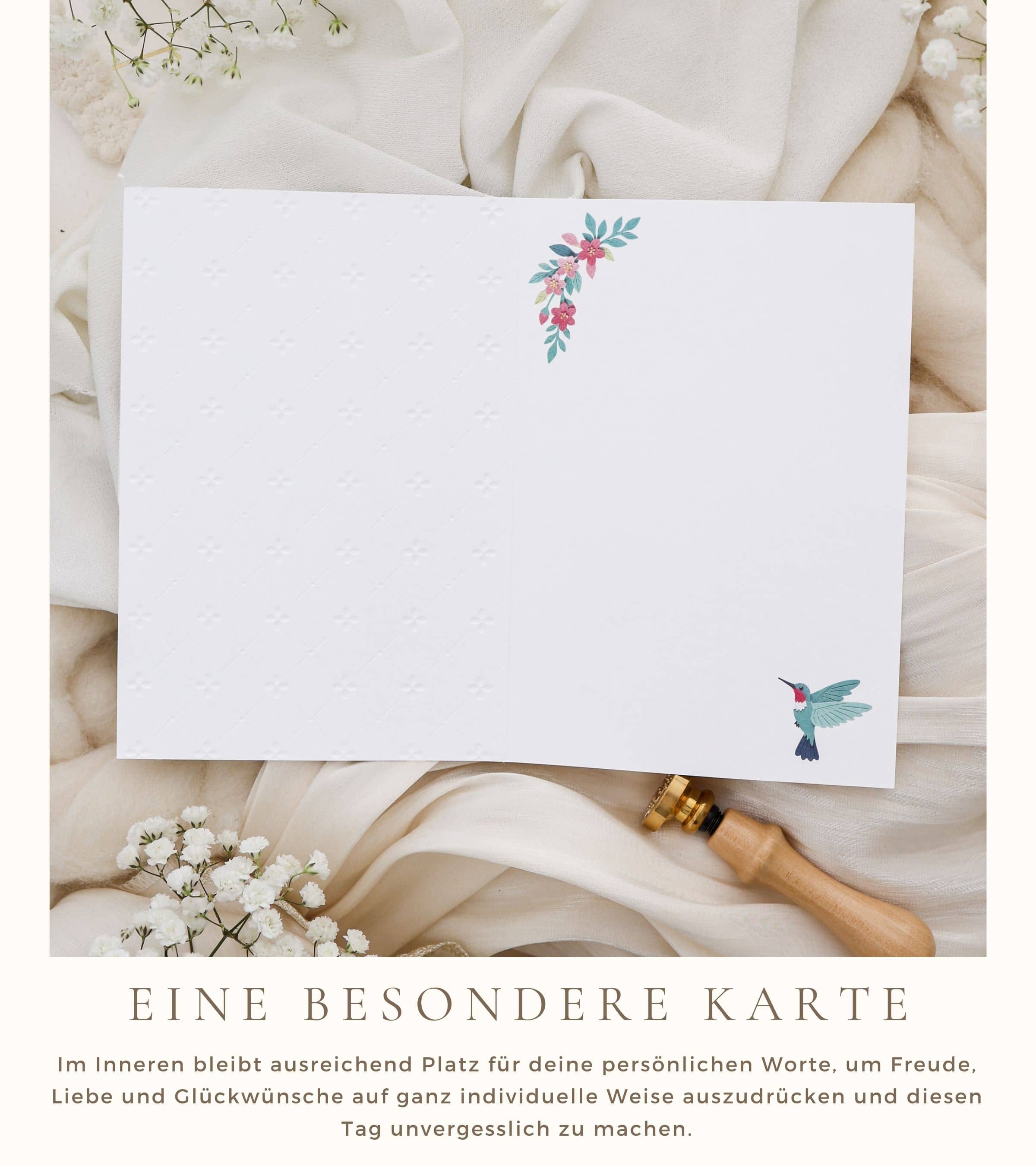 Carte de remerciement