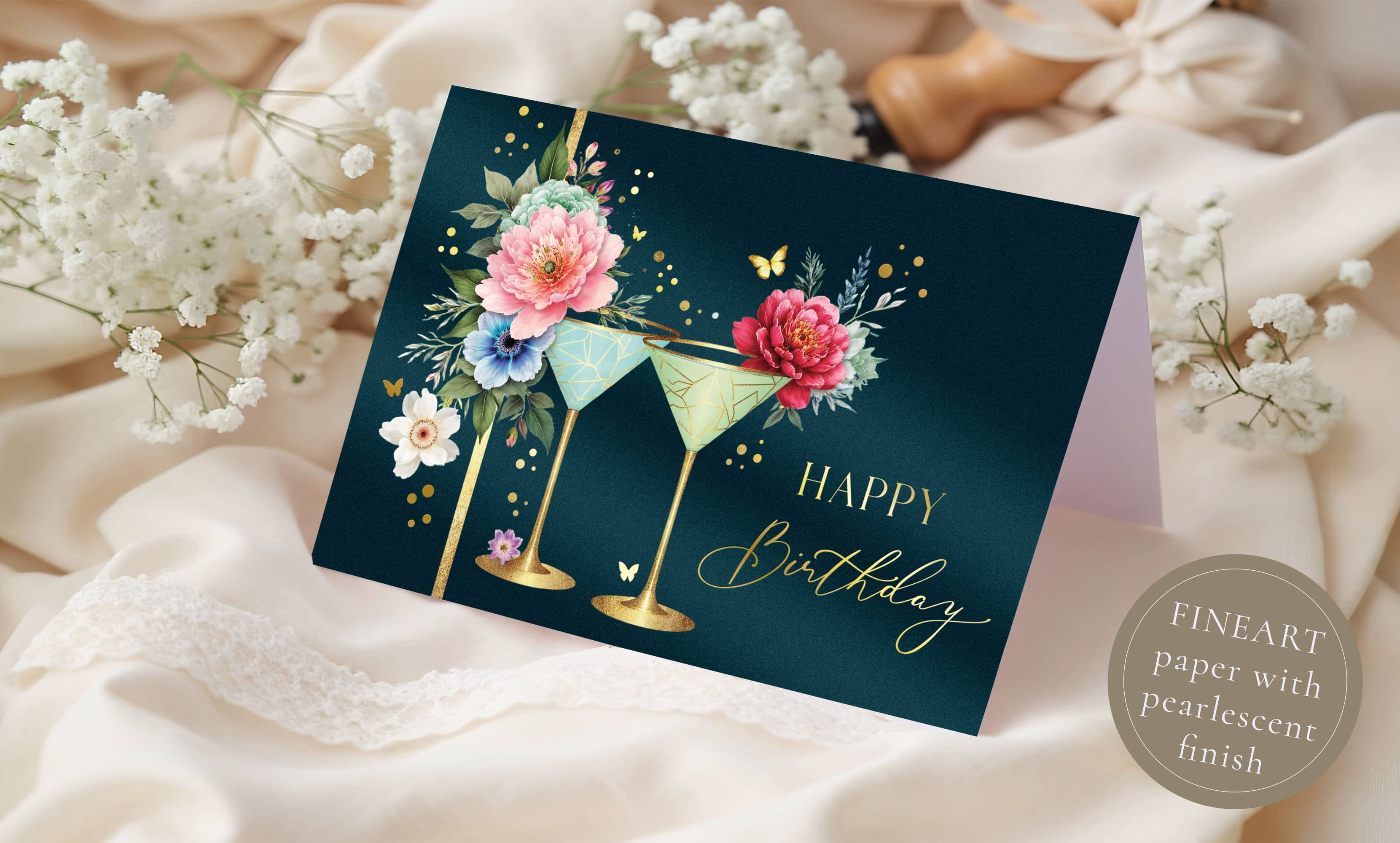 Les meilleures félicitations pour le mariage Carte de mariage GRIS