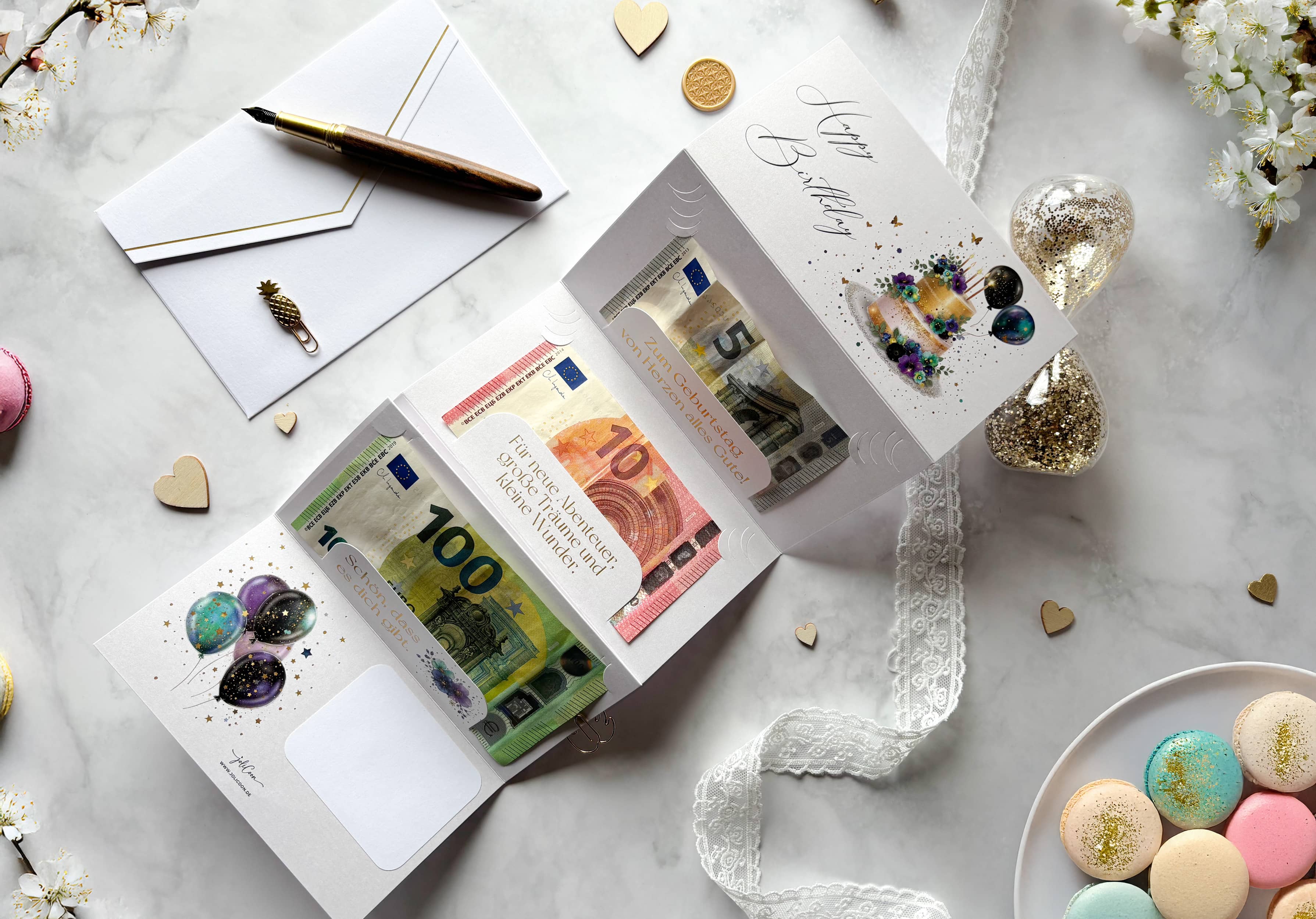 Geldgeschenk Happy Birthday JoliCoon