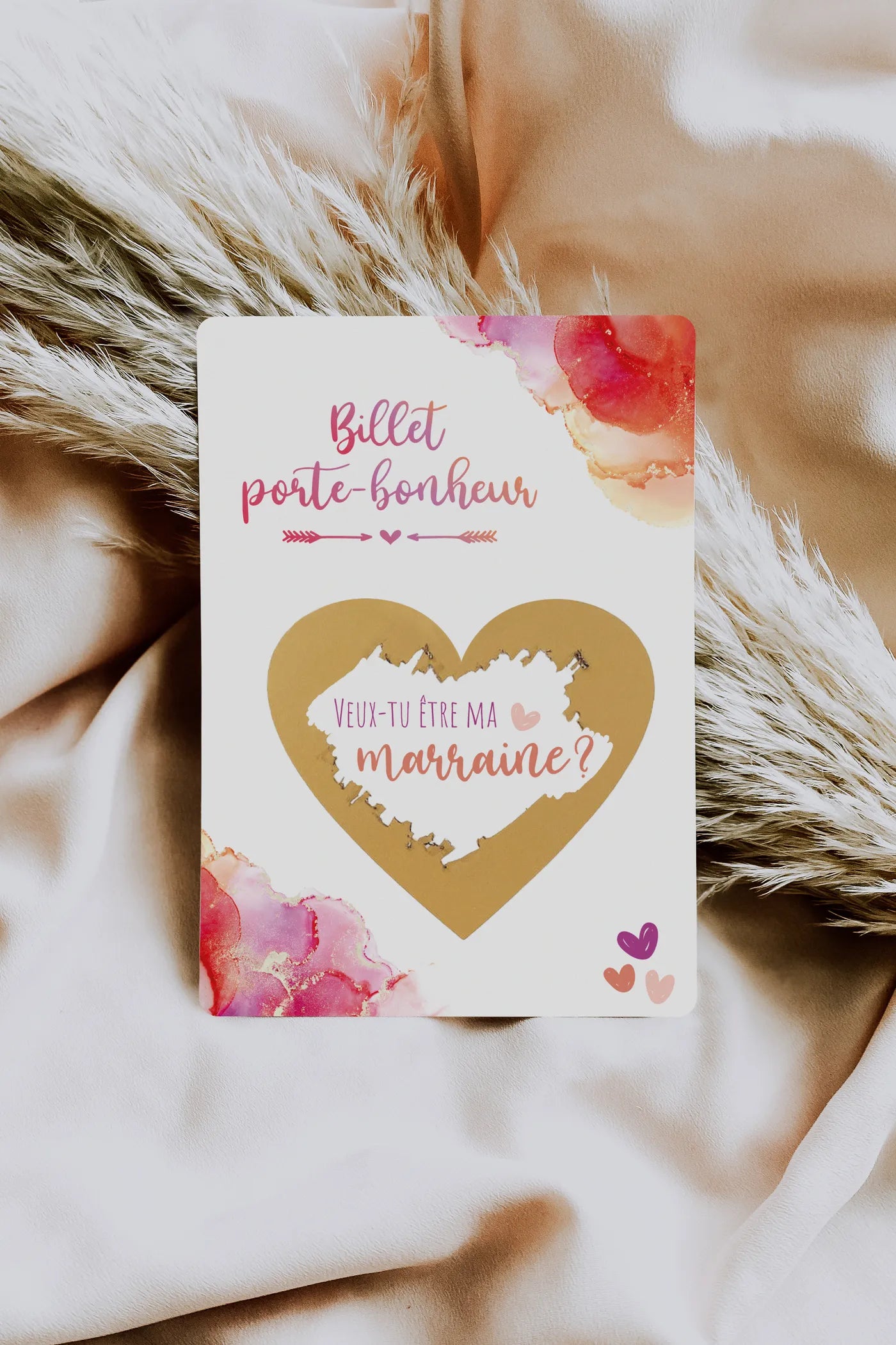 Veux-tu être ma marraine Carte à gratter Dream