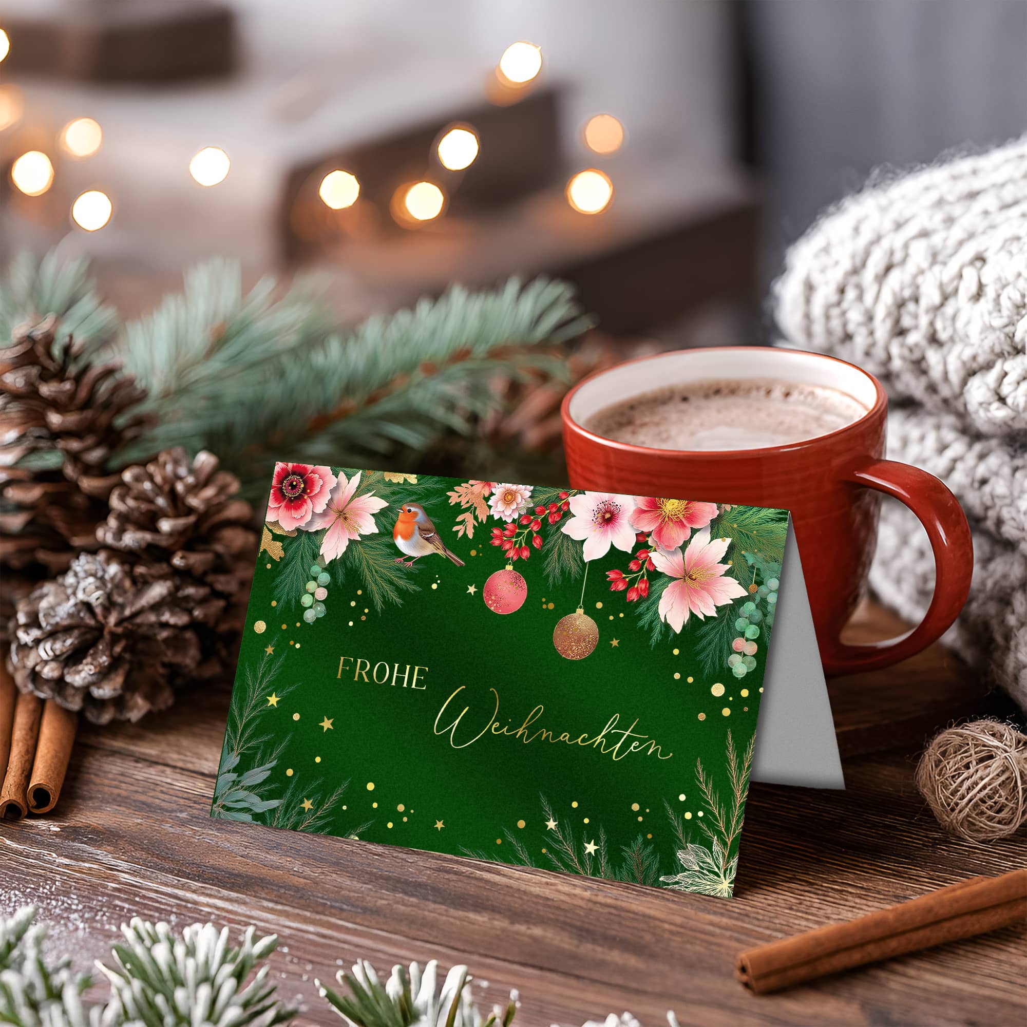 Weihnachtskarte Elegant