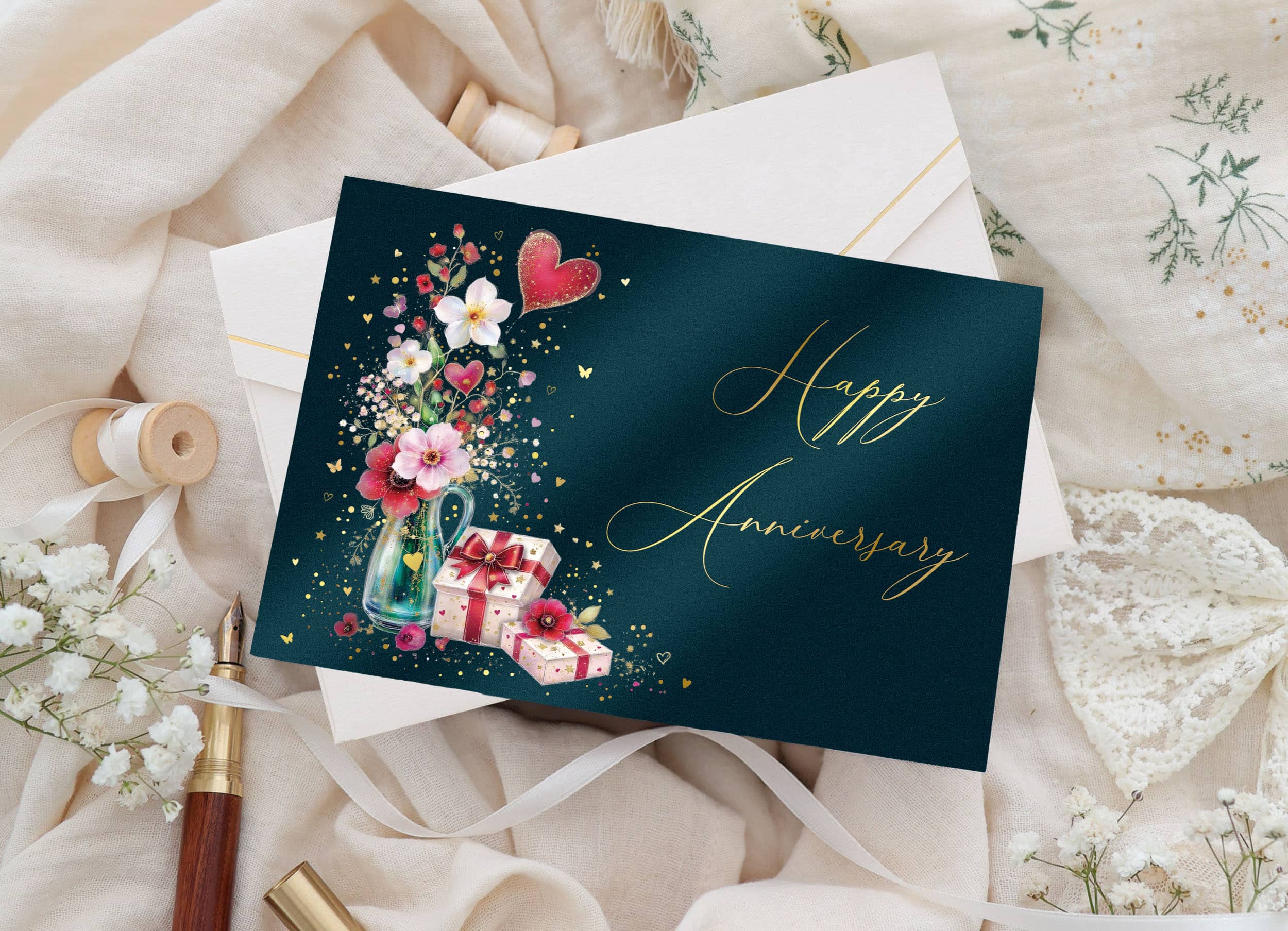 Les meilleures félicitations pour le mariage Carte de mariage GRIS