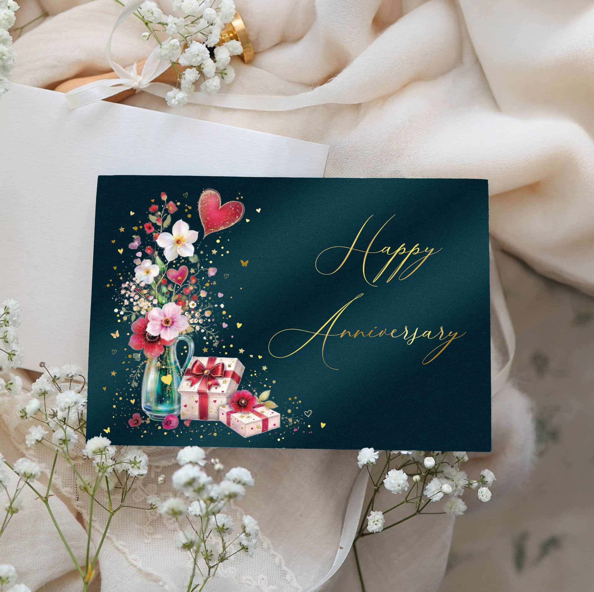 Les meilleures félicitations pour le mariage Carte de mariage GRIS