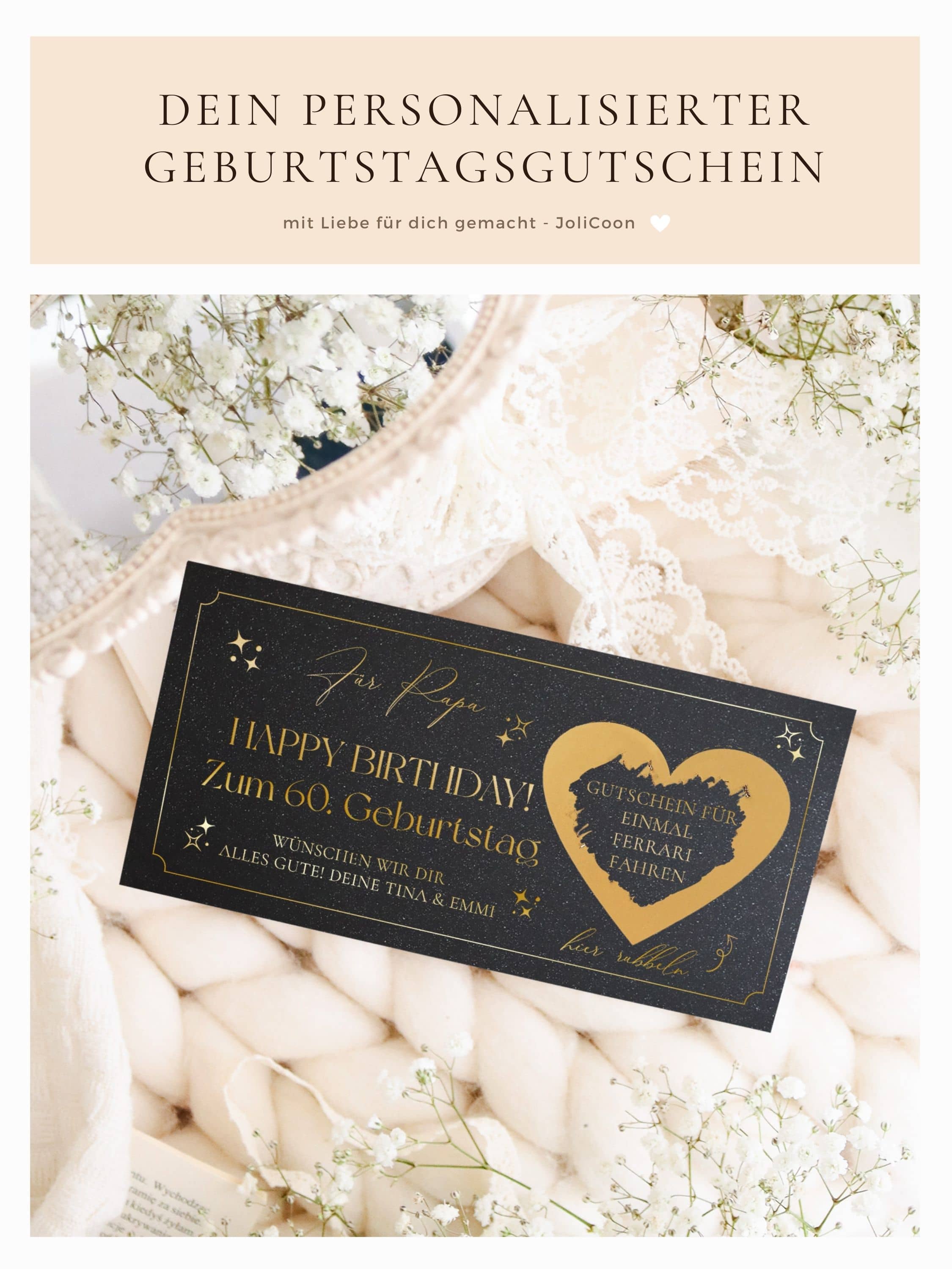 Geburtstagskarte personalisiert