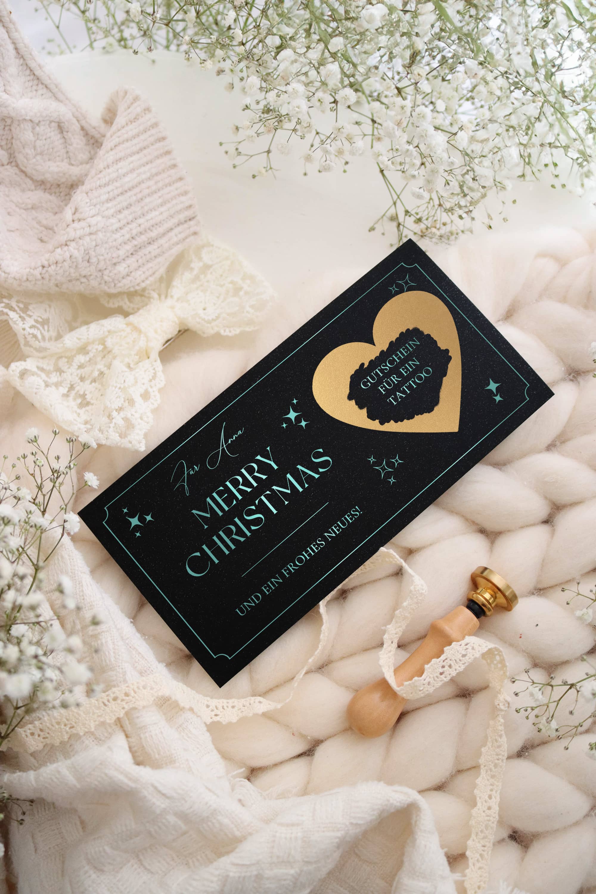 Weihnachtskarte personalisiert