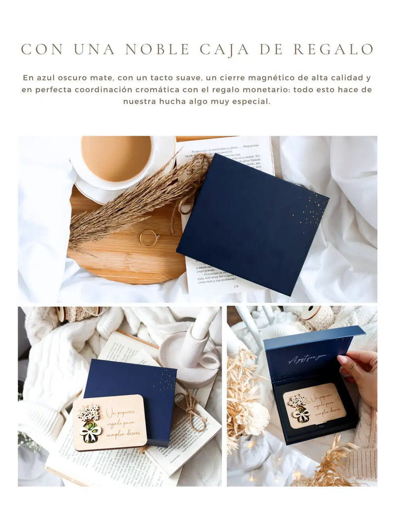 Cadeau d'argent en bois - mariage