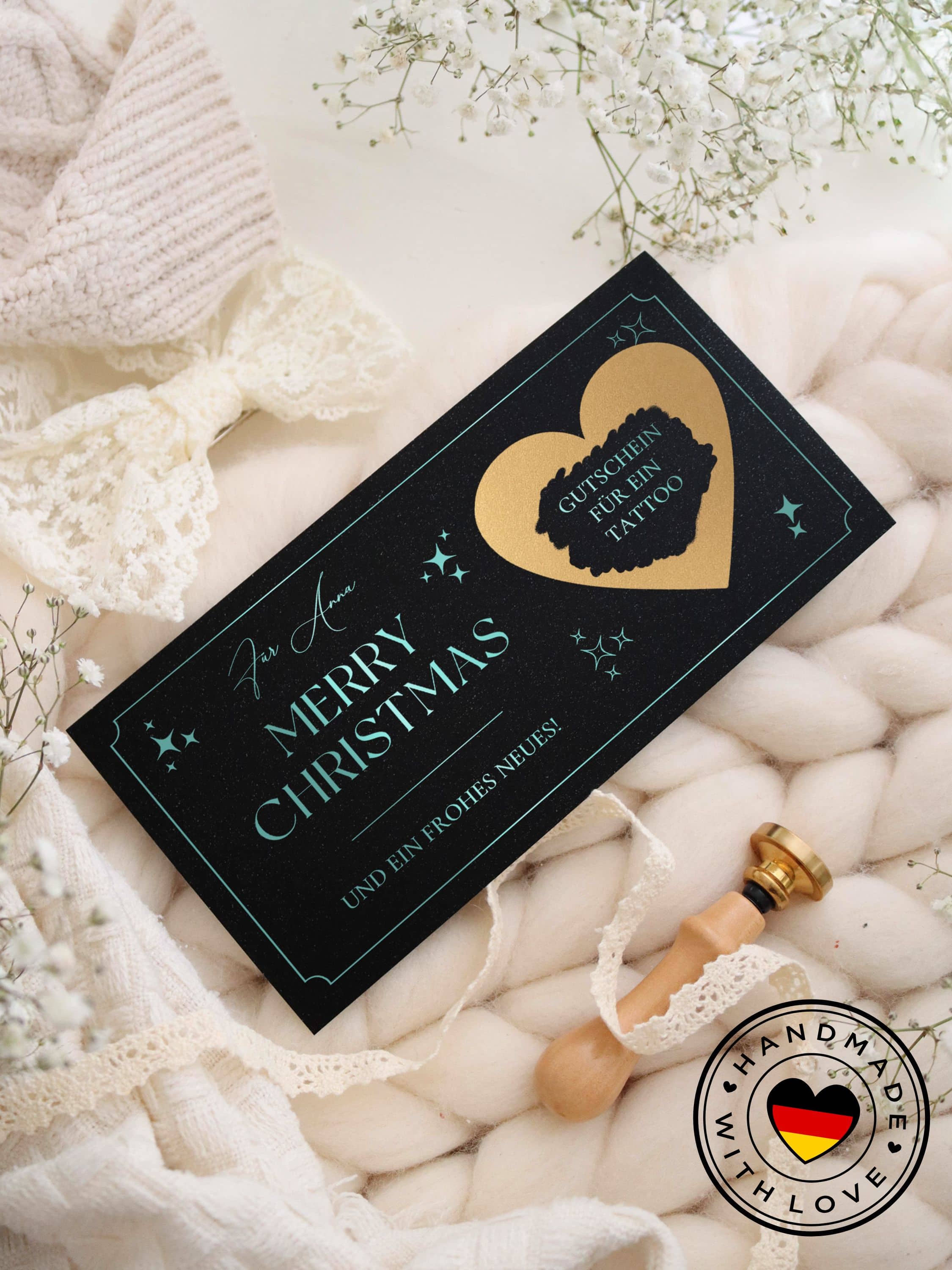 Weihnachtskarte personalisiert