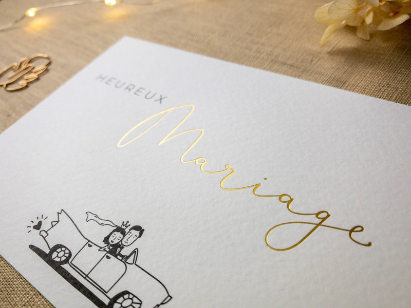 Cartes De Mariage Heureux
