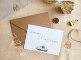 Heureux Mariage - Carte de mariage - JoliCoon